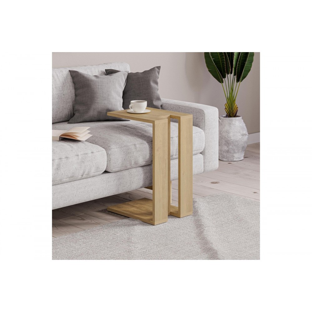Βοηθητικό τραπέζι "MUJU" σε χρώμα φυσικό 40x30x57