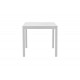 Τραπέζι παραλίας "KLITON" από αλουμίνιο σε χρώμα λευκό 45x45x41