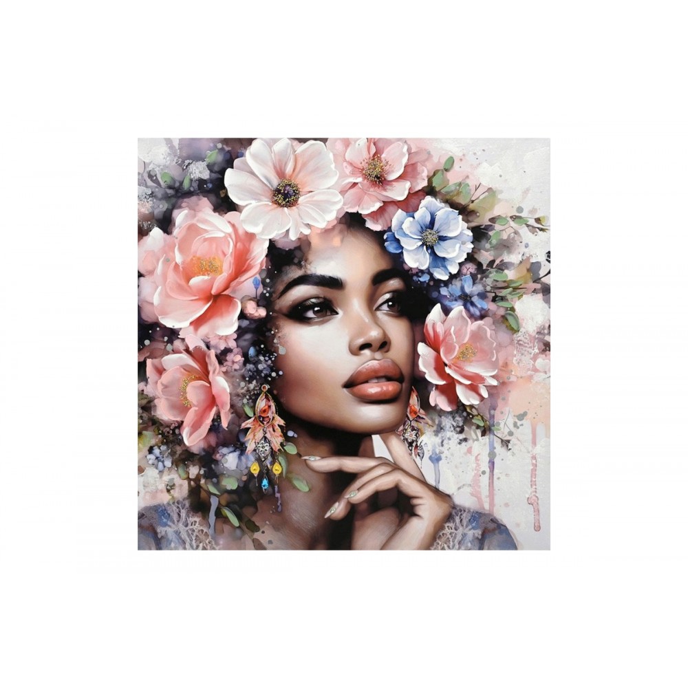 Πίνακας σε καμβά "PRIMA" πολύχρωμος 100x3x100