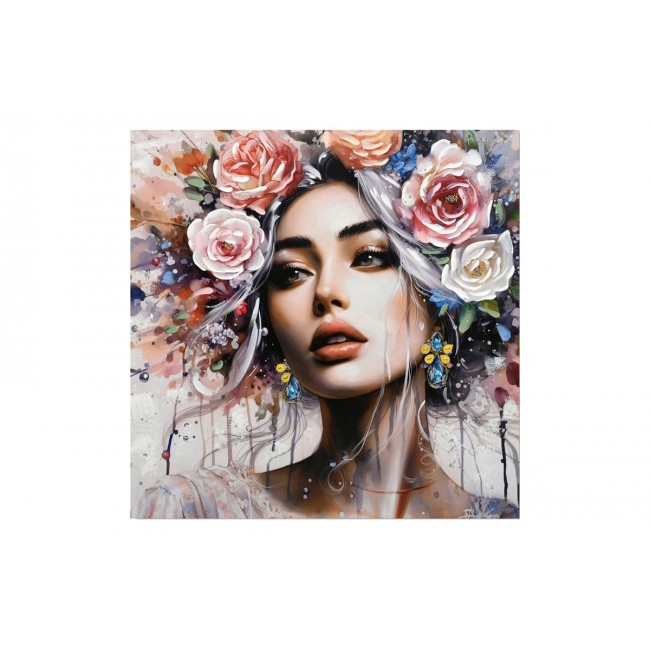 Πίνακας σε καμβά "PRIMA I" πολύχρωμος 100x3x100