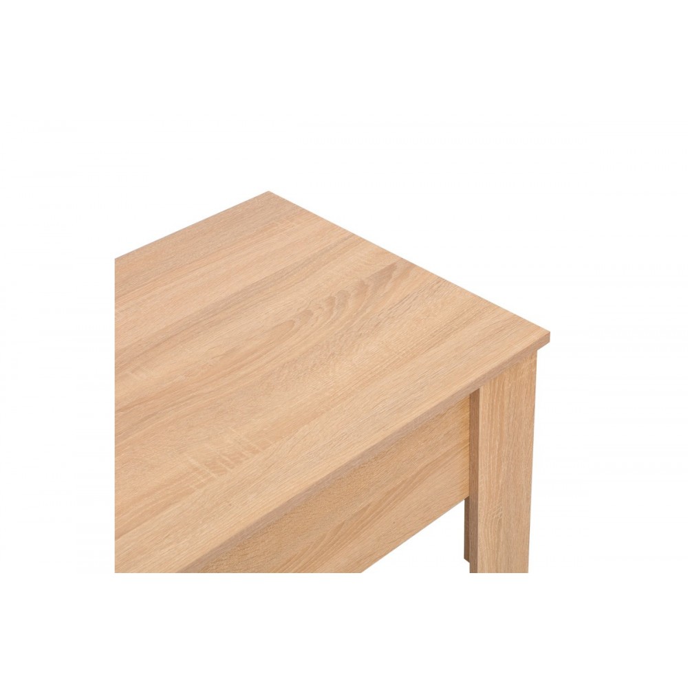 Τραπέζι σαλονιού "FERZA" πολυμορφικό σε χρώμα oak 100x50x42