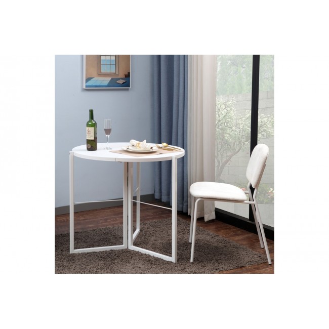 Τραπέζι "TALEN" σε χρώμα λευκό Φ80x74