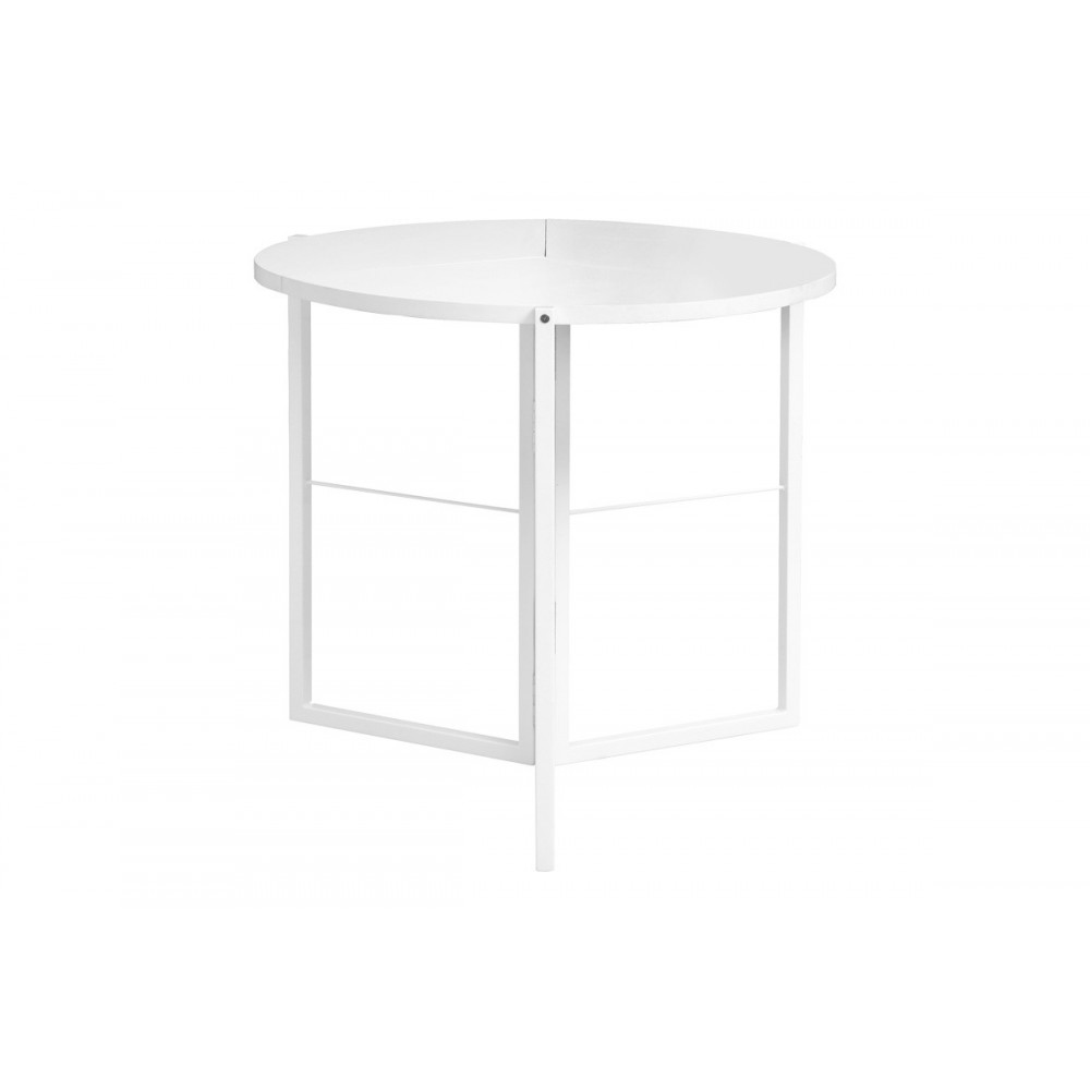 Τραπέζι "TALEN" σε χρώμα λευκό Φ80x74