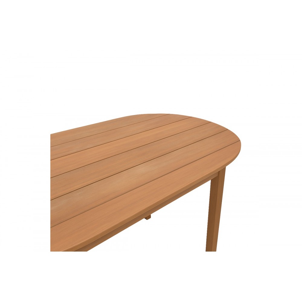 Τραπέζι "SKYL" από ξύλο σε χρώμα φυσικό 190x90x75