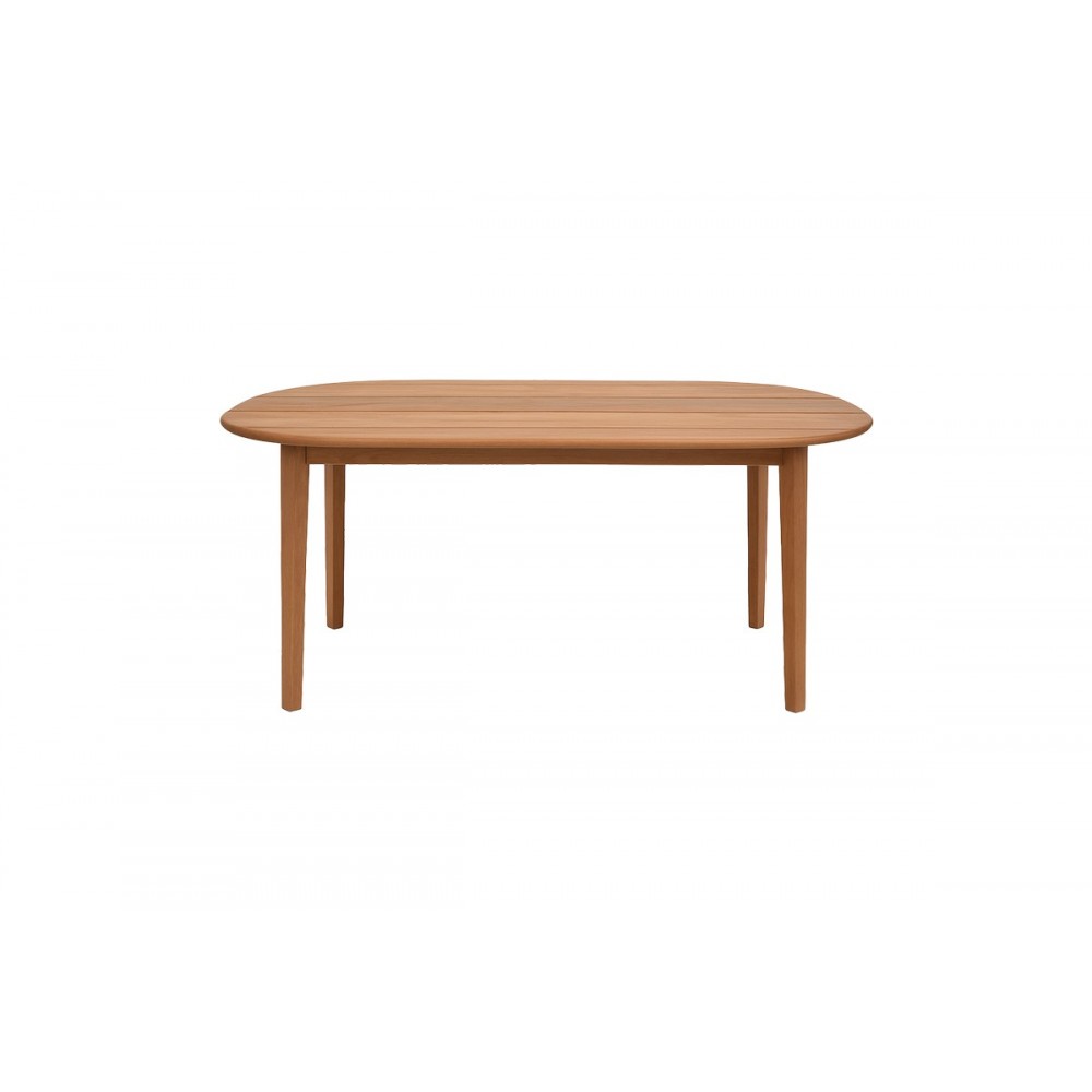 Τραπέζι "SKYL" από ξύλο σε χρώμα φυσικό 190x90x75