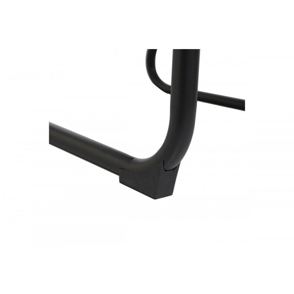 Καρέκλα επισκέπτη "VINDOR" από ύφασμα/μέταλλο σε χρώμα κρεμ/μαύρο 65x68.5x79.5