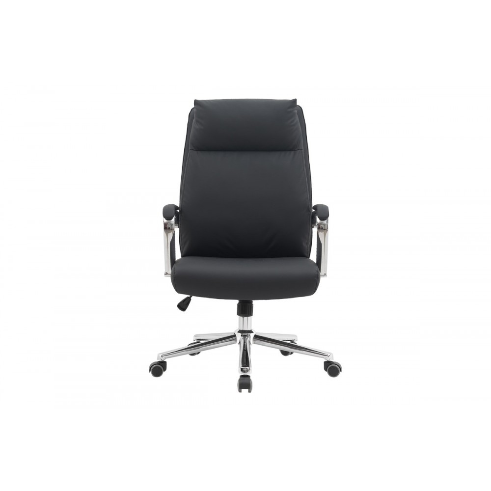 Καρέκλα γραφείου "SIQUEL" από pu σε χρώμα μαύρο 58x65x108-120