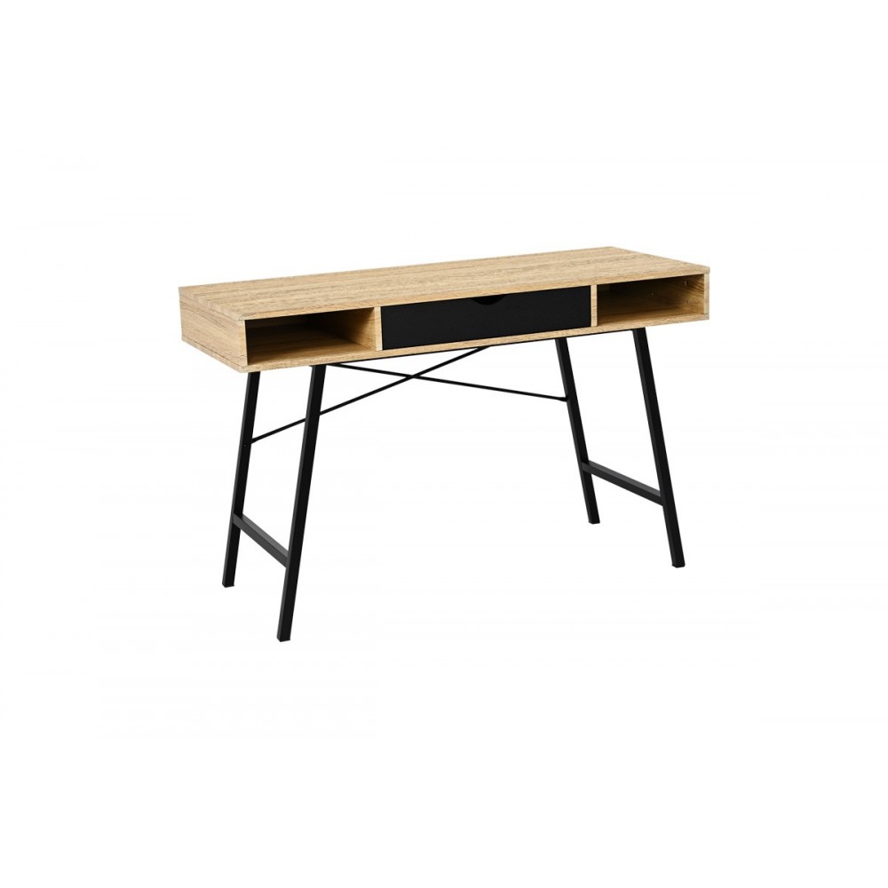 Γραφείο εργασίας "YAMIN" σε χρώμα oak/μαύρο 120x48x76