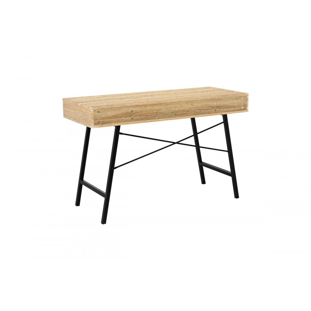 Γραφείο εργασίας "YAMIN" σε χρώμα oak/μαύρο 120x48x76