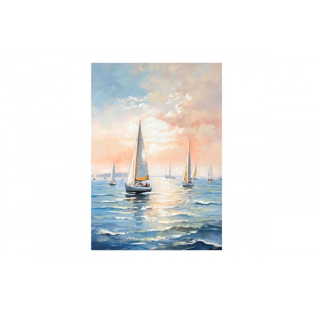 Πίνακας σε καμβά "SAILSY I" πολύχρωμος 70x3x100