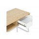 Γραφείο εργασίας "REZIO" σε χρώμα oak/λευκό 75x45x76