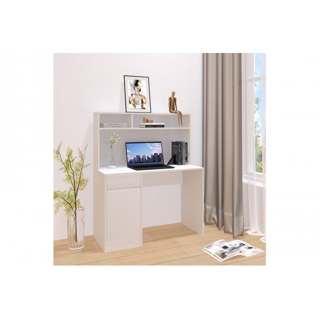 Γραφείο εργασίας "SECRETA" σε χρώμα λευκό 110x50x135