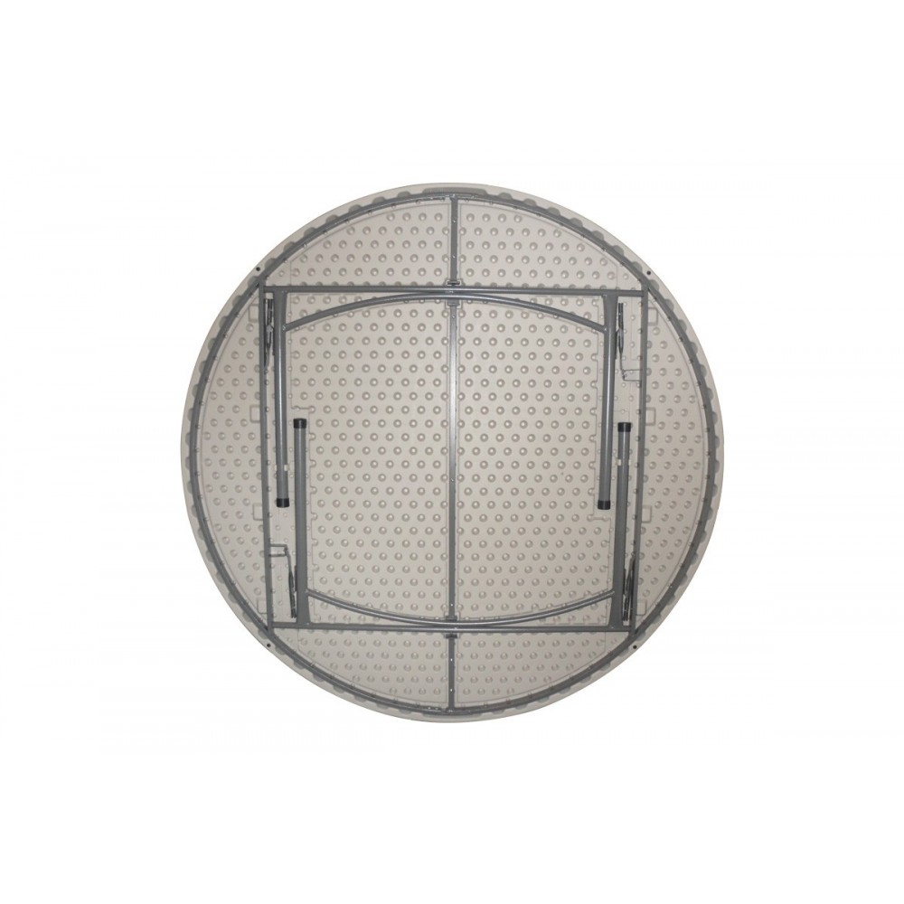 Τραπέζι catering "COMFORT" πτυσσόμενο σε χρώμα λευκό Φ180x74