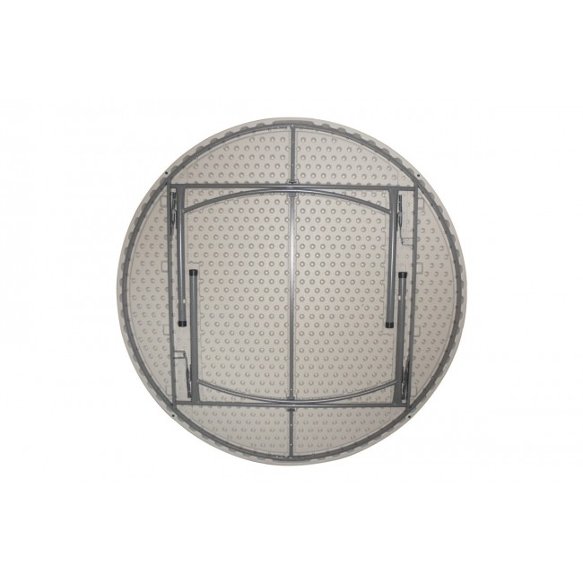 Τραπέζι catering "COMFORT" πτυσσόμενο σε χρώμα λευκό Φ180x74