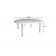 Τραπέζι catering "COMFORT" πτυσσόμενο σε χρώμα λευκό Φ180x74