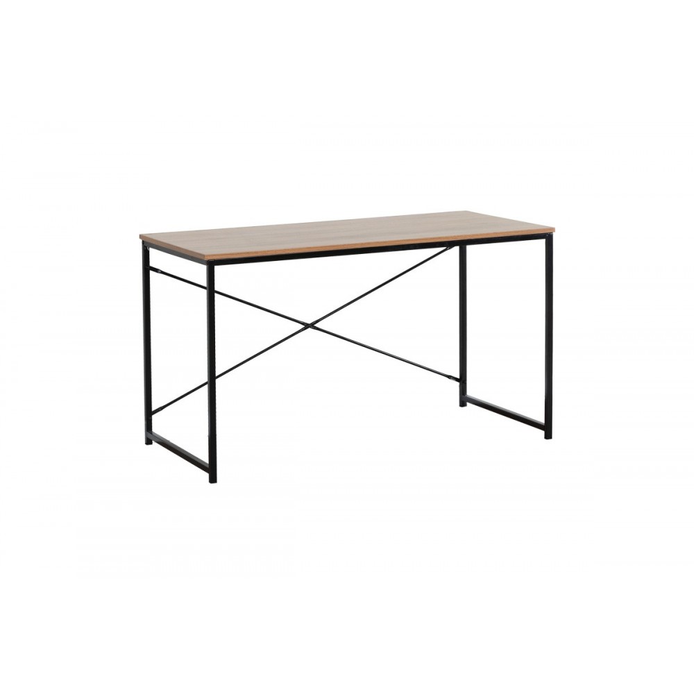Γραφείο εργασίας "BAILON" σε χρώμα oak/μαύρο 120x60x70