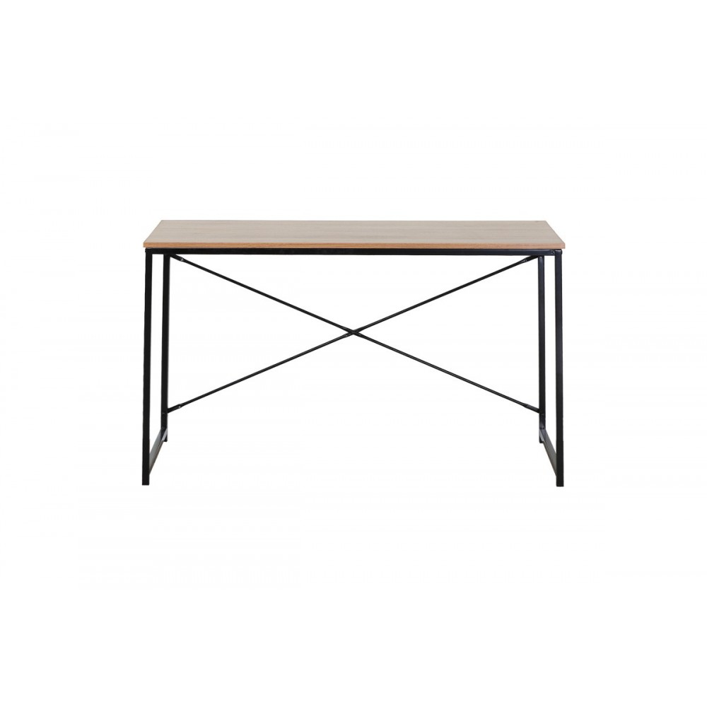 Γραφείο εργασίας "BAILON" σε χρώμα oak/μαύρο 120x60x70