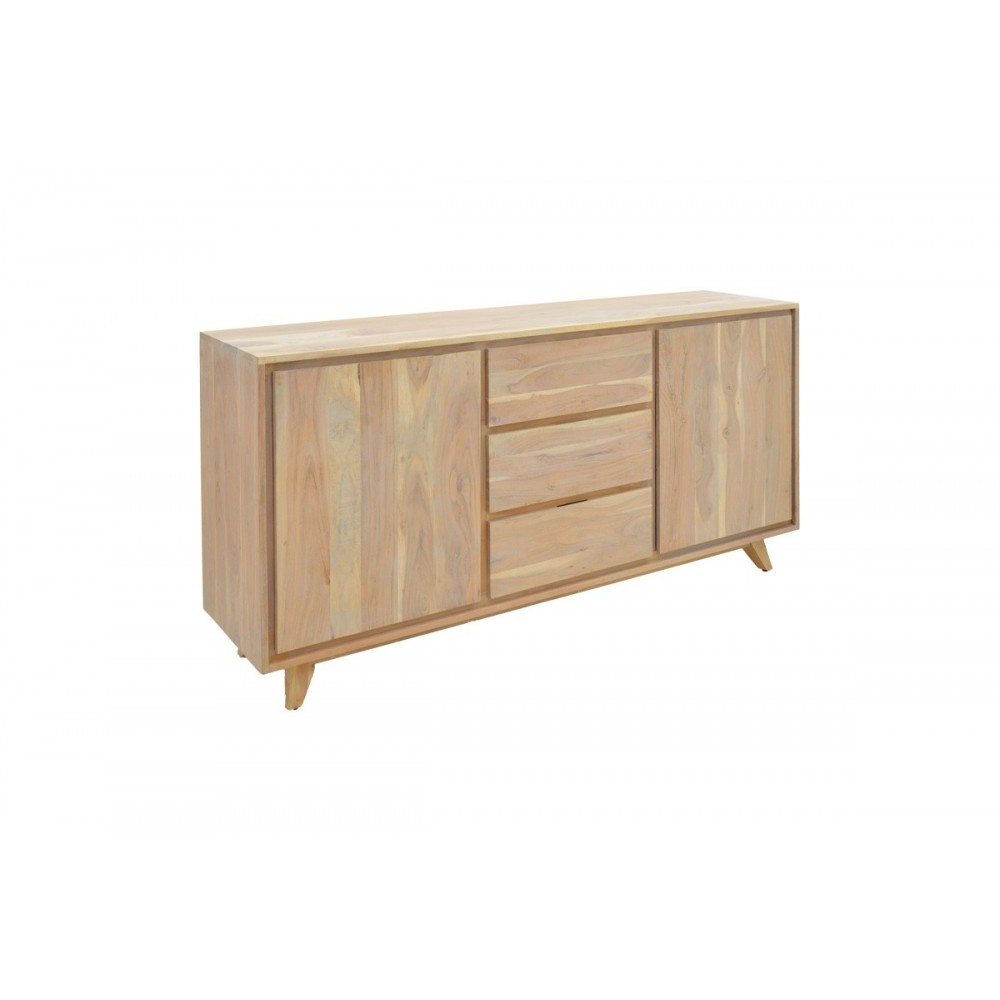 Μπουφές "EMIRA" από ξύλο σε χρώμα φυσικό 160x40x80