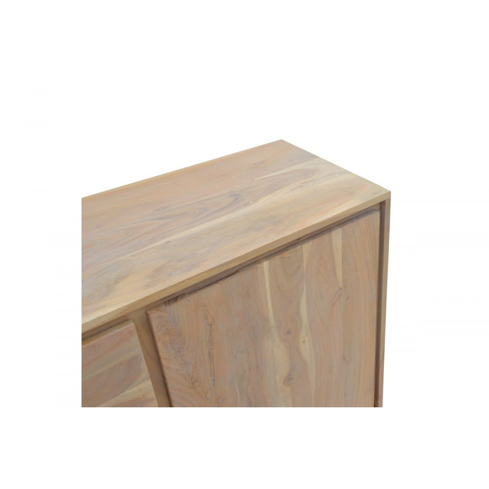 Μπουφές "EMIRA" από ξύλο σε χρώμα φυσικό 160x40x80