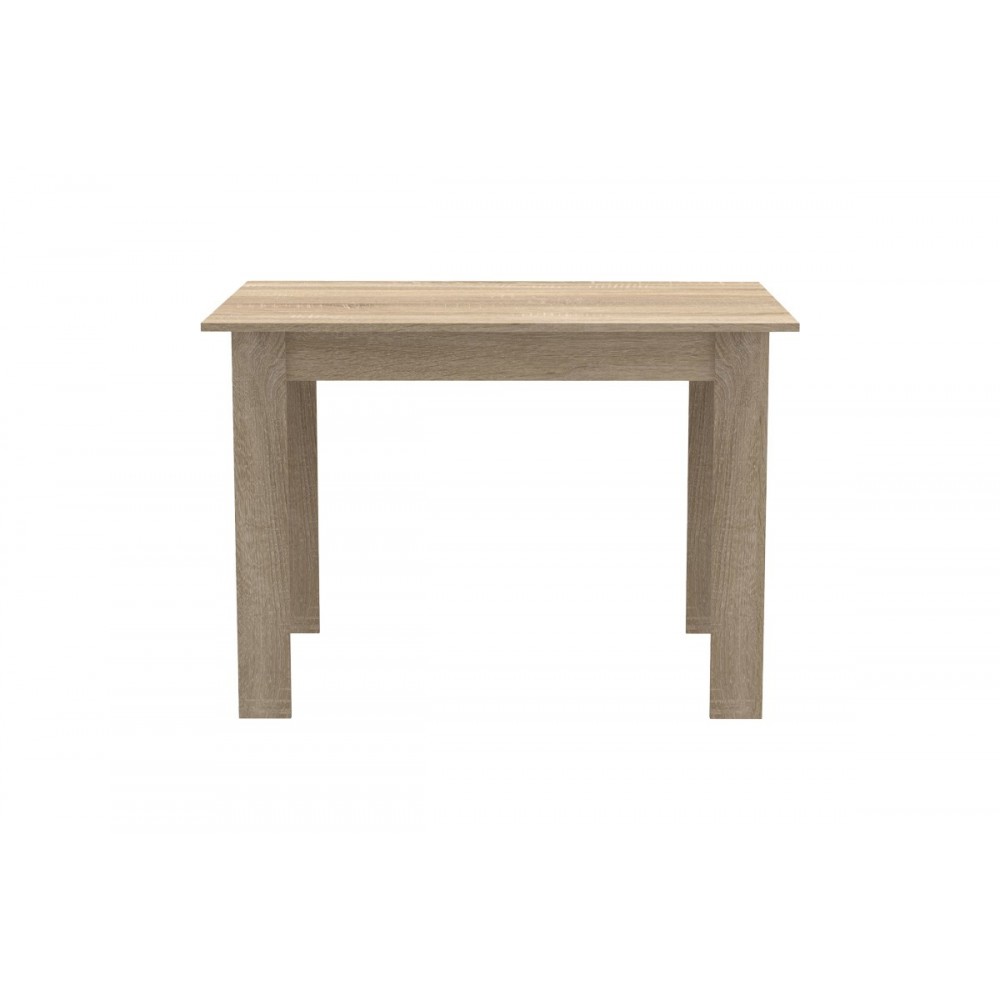 Τραπεζαρία 5τμχ "MANKA-JULITA" σε χρώμα σονόμα/μαύρο 110x80x77