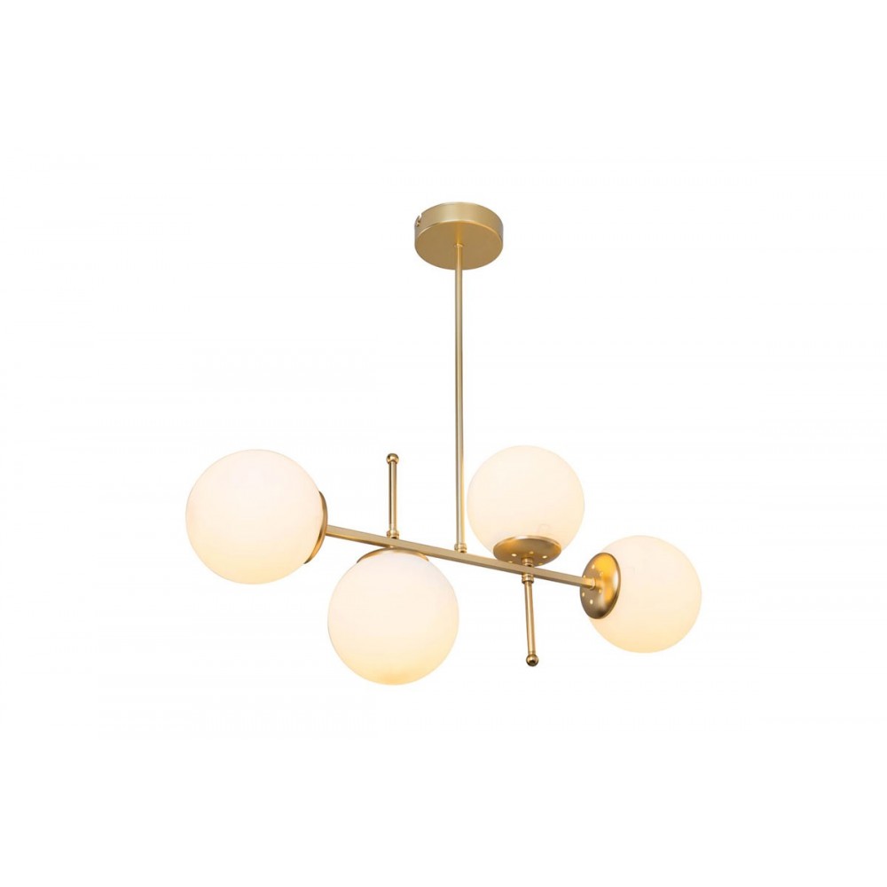 Φωτιστικό τετράφωτο "PWL-1128" σε χρώμα χρυσό 70x20x35