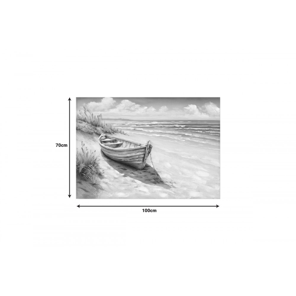 Πίνακας σε καμβά "BOATO" 100x3x70