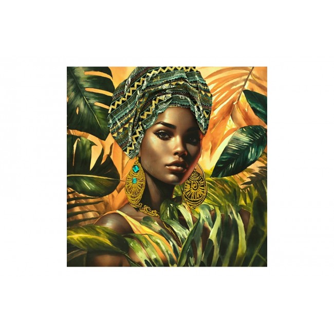 Πίνακας σε καμβά "GANGALO I" 100x3x100