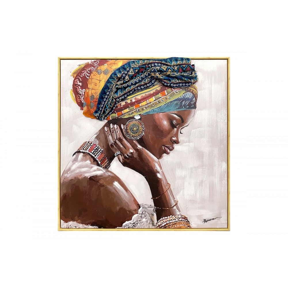 Πίνακας σε καμβά "JALO" με πλαίσιο 80x3.5x80