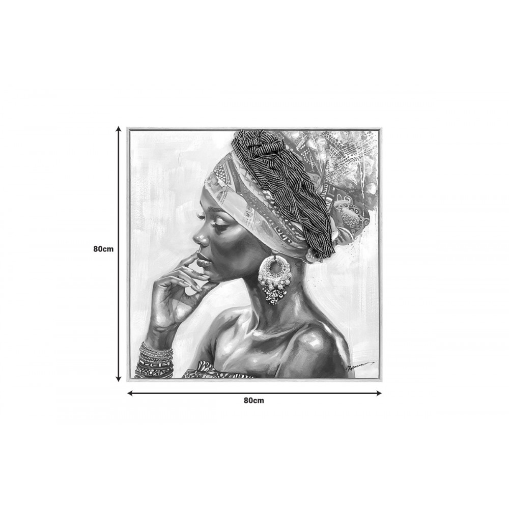 Πίνακας σε καμβά "JALO I" με πλαίσιο 80x3.5x80