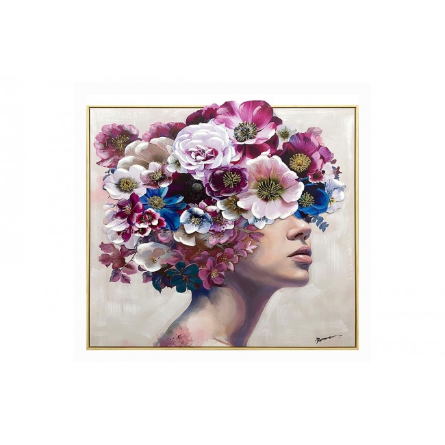 Πίνακας σε καμβά "MAVARE" με πλαίσιο 100x3.5x100