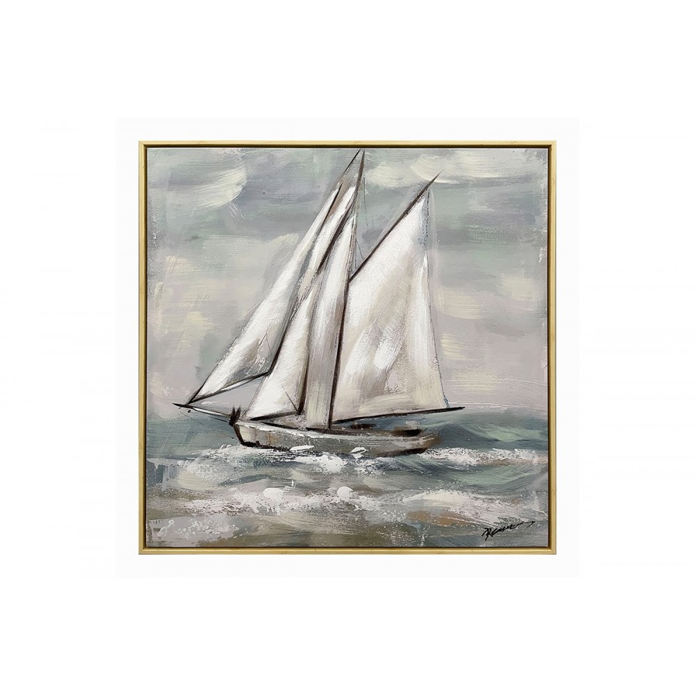 Πίνακας σε καμβά "SIEDO" με πλαίσιο 70x3.5x70