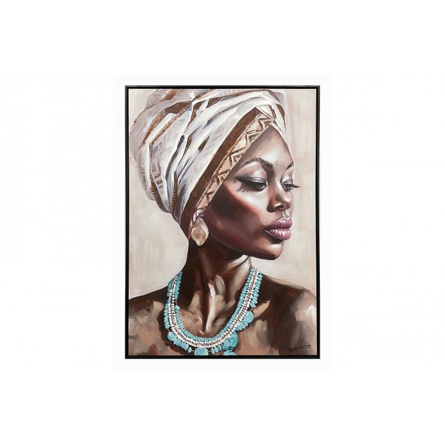 Πίνακας σε καμβά "ZAIRA" με πλαίσιο 70x3.5x100