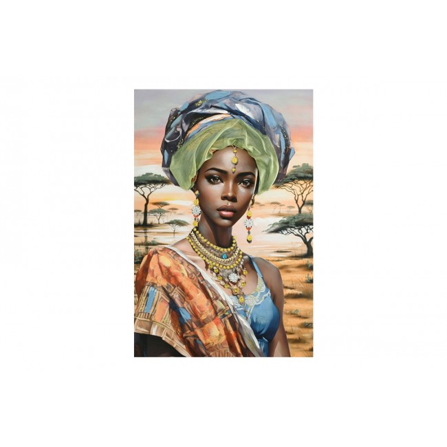 Πίνακας σε καμβά "ZERBERA" 80x3x120