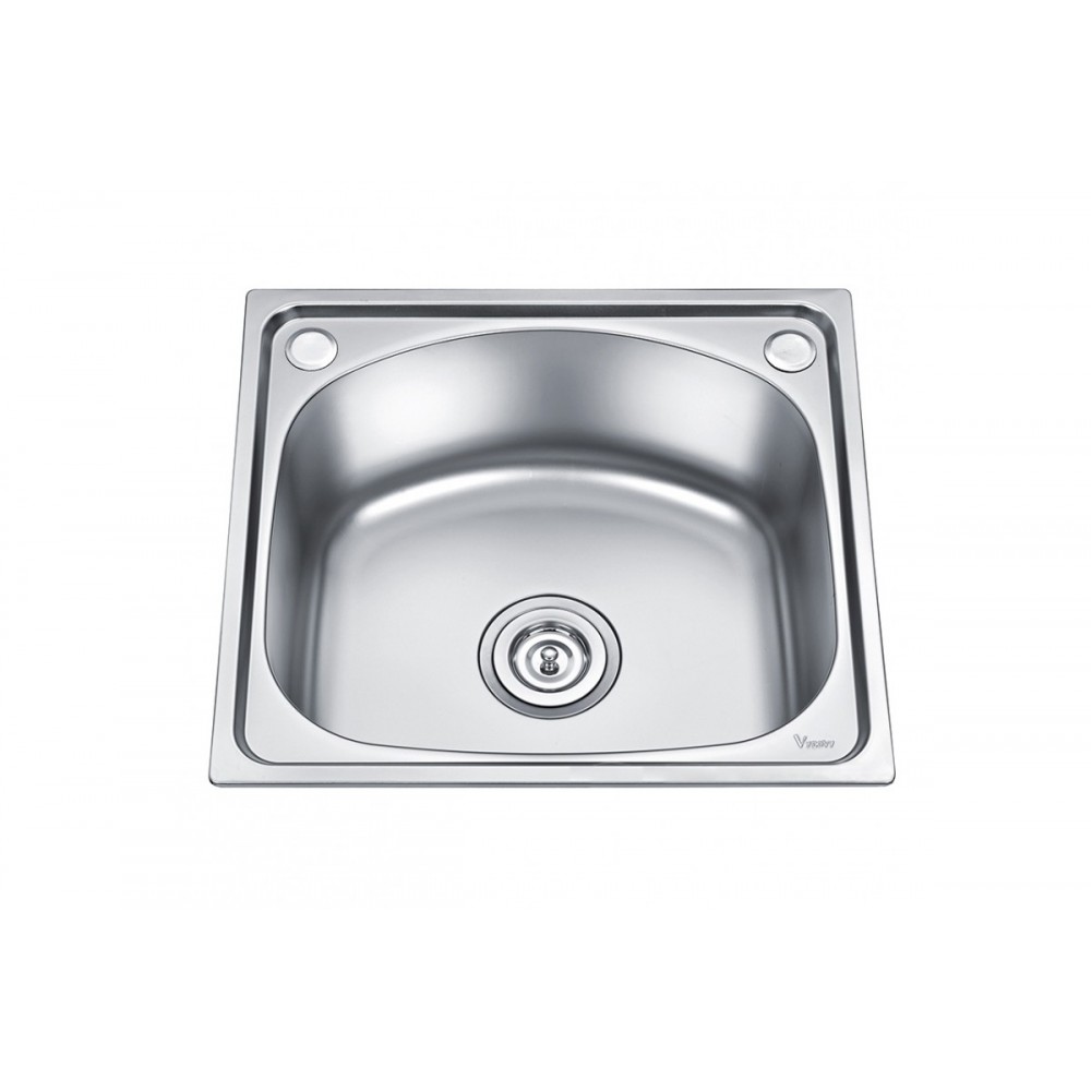 Νεροχύτης "UNDIR" ανοδείδωτος 46x42