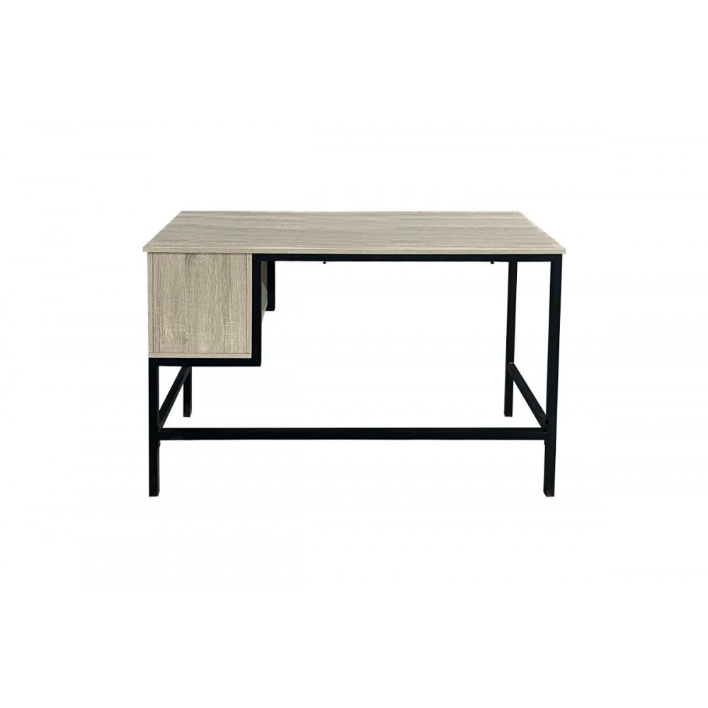 Γραφείο εργασίας "RAMEN" σε χρώμα σονόμα/μαύρο 120x48x76