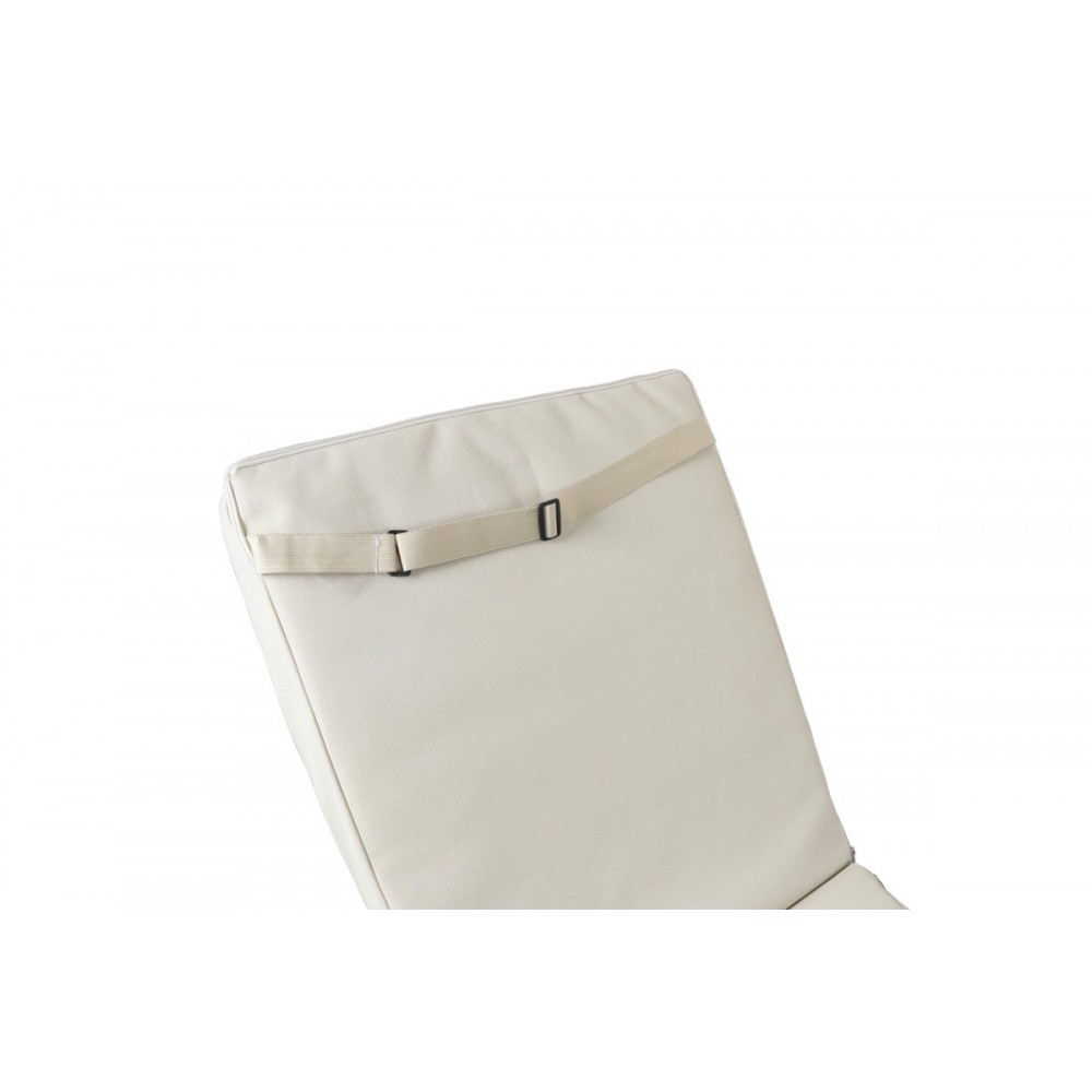 Μαξιλάρι "VERTIAN" από textilene σε χρώμα μπεζ 194x58x7