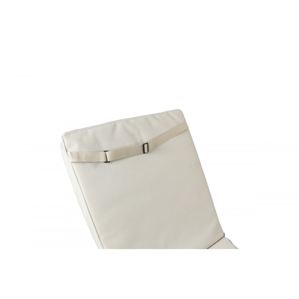 Μαξιλάρι "VERTIAN" από textilene σε χρώμα μπεζ 194x58x10