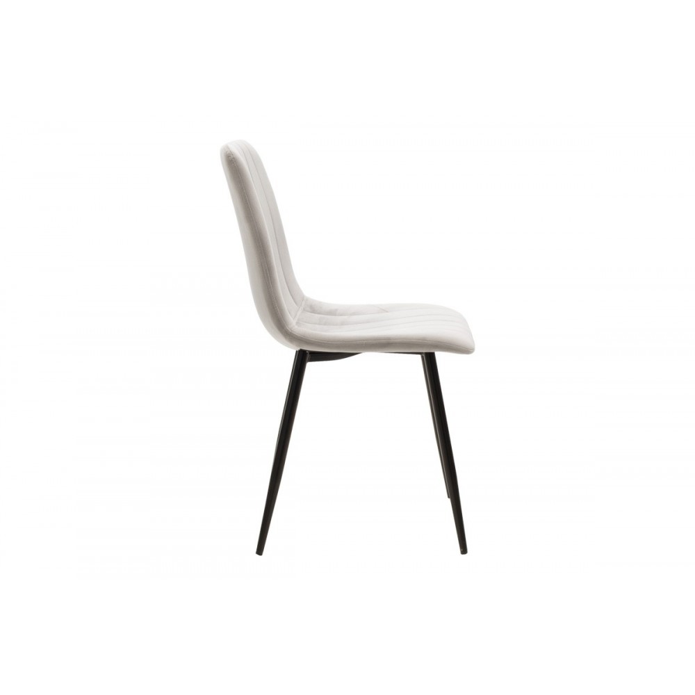 Τραπεζαρία 5τμχ "NATALI-NOOR" από mdf σε χρώμα λευκό/φυσικό 120x80x76