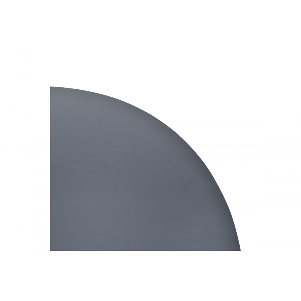 Τραπέζι "CANICULE" από ξύλο σε χρώμα μαύρο Φ150x75