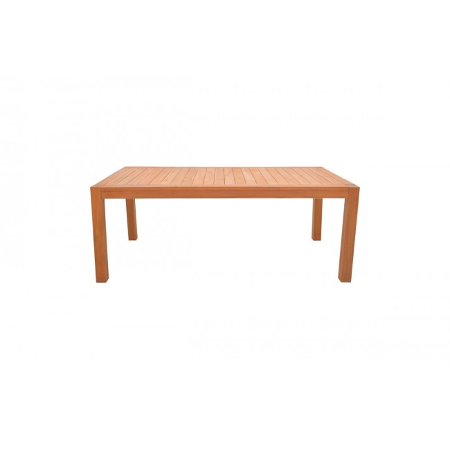 Τραπέζι "VOCALY" από ξύλο σε χρώμα φυσικό 200x100x75