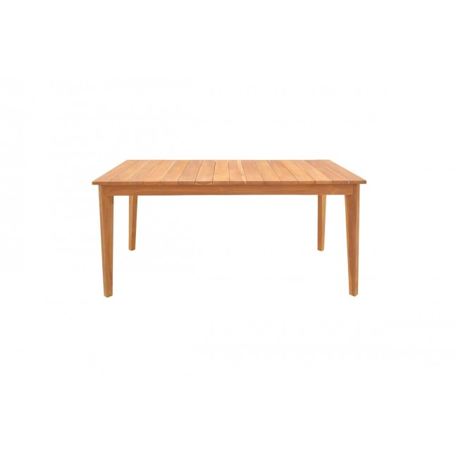 Τραπέζι "ORY" από ξύλο σε χρώμα φυσικό 160x80x75