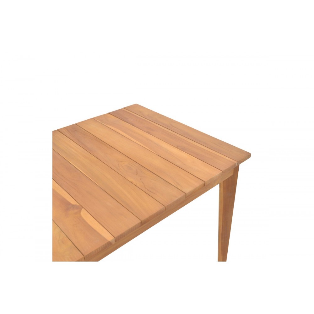 Τραπέζι "ORY" από ξύλο σε χρώμα φυσικό 160x80x75