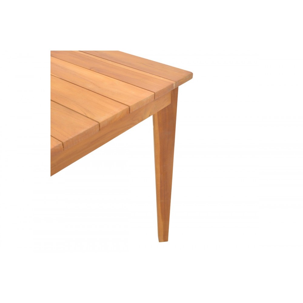 Τραπέζι "ORY" από ξύλο σε χρώμα φυσικό 160x80x75