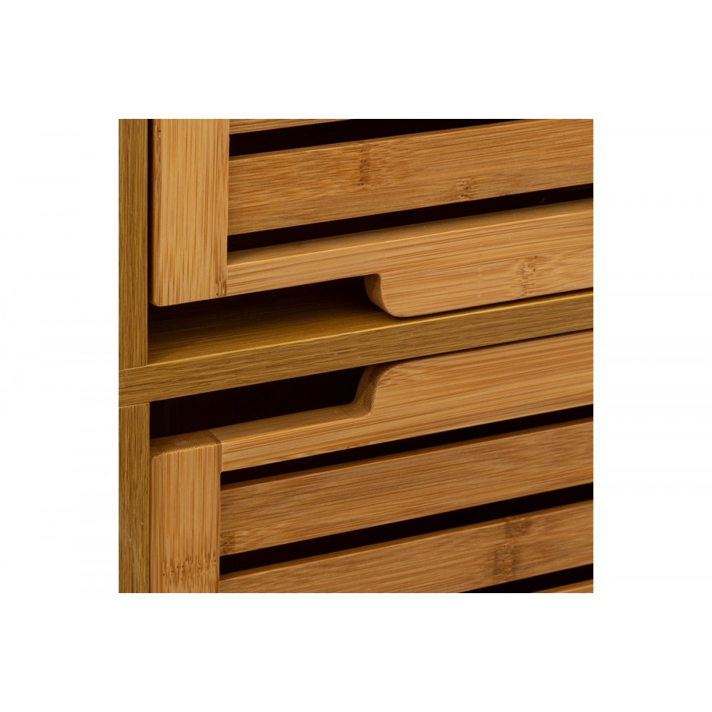 Ντουλάπι-στήλη τοίχου "SICELA" σε χρώμα φυσικό 33x28x168