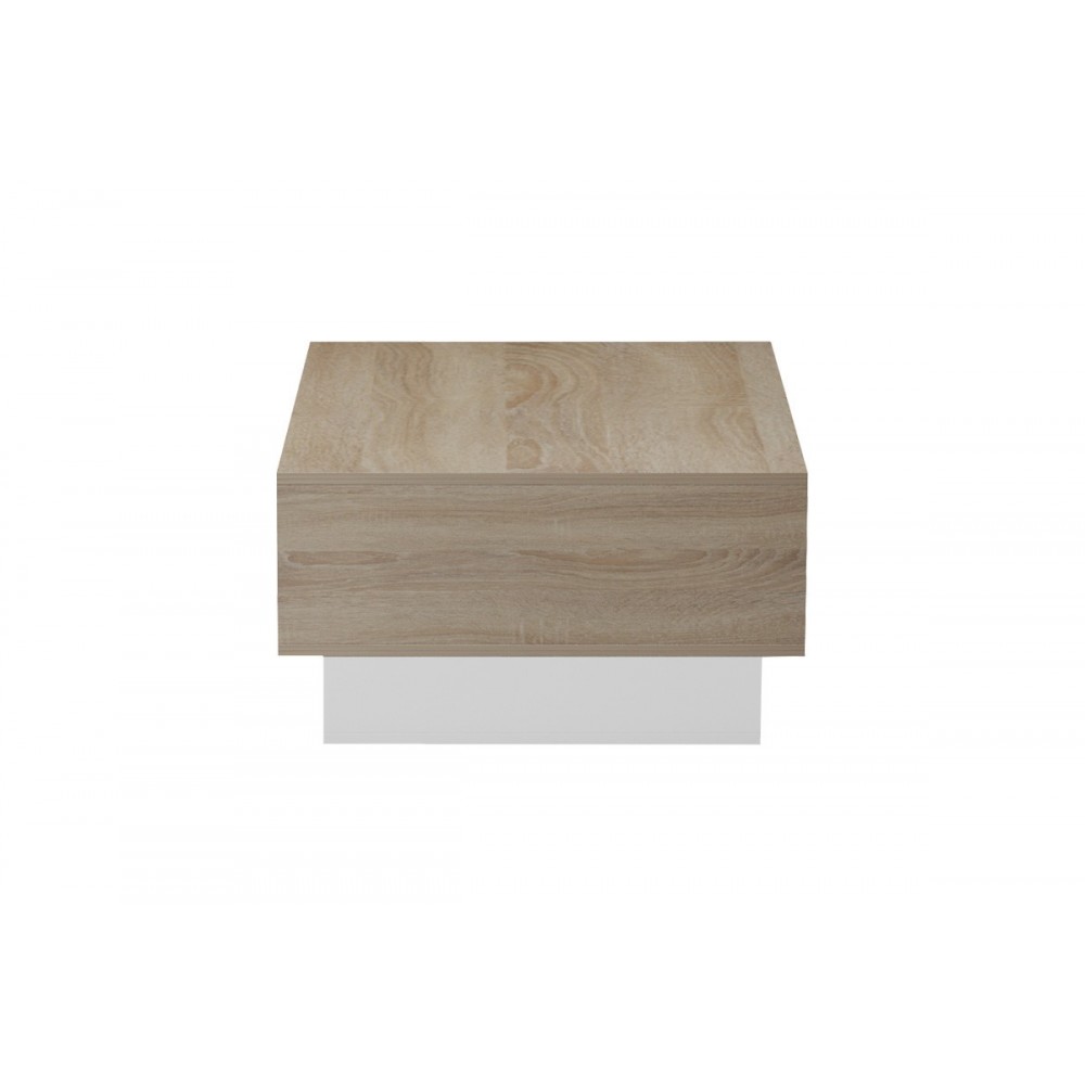 Τραπέζι σαλονιού "DEKOST" σε χρώμα σονόμα/λευκό μαρμάρου 105x50x32