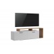 Έπιπλο τηλεόρασης "TOBLER" σε χρώμα oak/λευκό 170x40x53