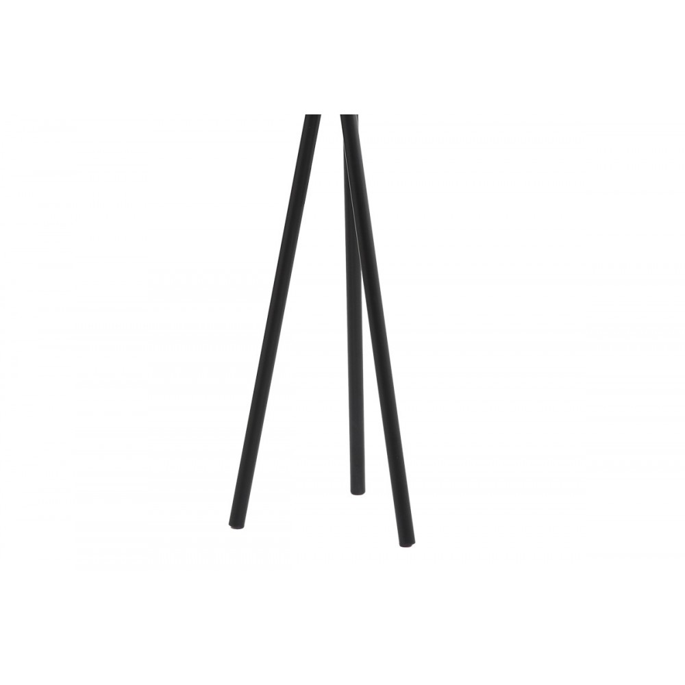 Καλόγερος "SIGAR" από μέταλλο/ξύλο σε χρώμα μαύρο/φυσικό 49x51x187