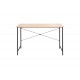 Γραφείο εργασίας "SENZIA" από μέταλλο σε χρώμα φυσικό/μαύρο 120x60x75