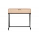 Κονσόλα "JOUMPA" από μέταλλο σε χρώμα φυσικό/μαύρο 80x28x76.5