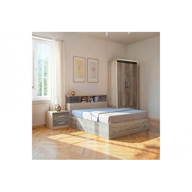 Φοιτητικό πακέτο κρεβατοκάμαρας 3τμχ "CLOUD" σε χρώμα castillo-toro
